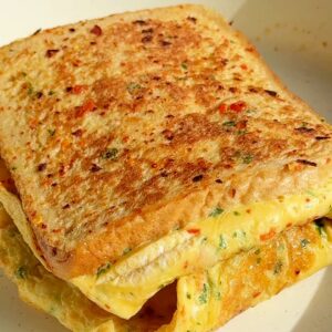 One-Pan Egg and Avocado Toast