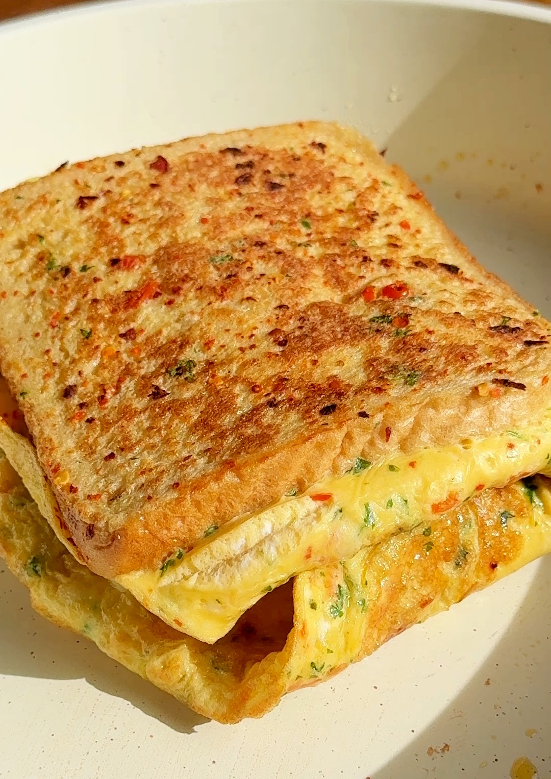 One-Pan Egg and Avocado Toast