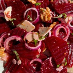 Beetroot Salad with Walnuts & Parmesan
