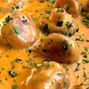 Creamy Garlic Mushrooms