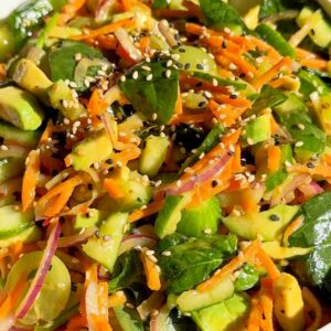 Asian Cucumber Avocado Salad Recipe