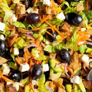 Romaine Salad with Avocado & Feta