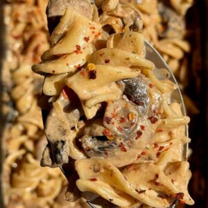 Creamy Garlic Mushroom Pasta