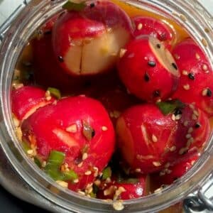 Spicy Asian Smashed Radish Salad