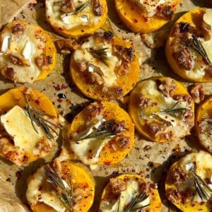 Roasted Butternut Squash with Camembert Cheese