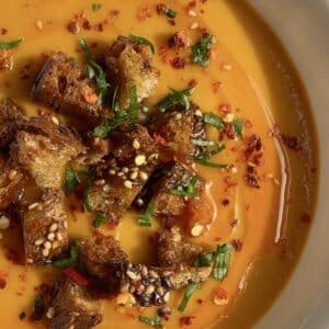 Vegan Creamy Red Lentil Soup