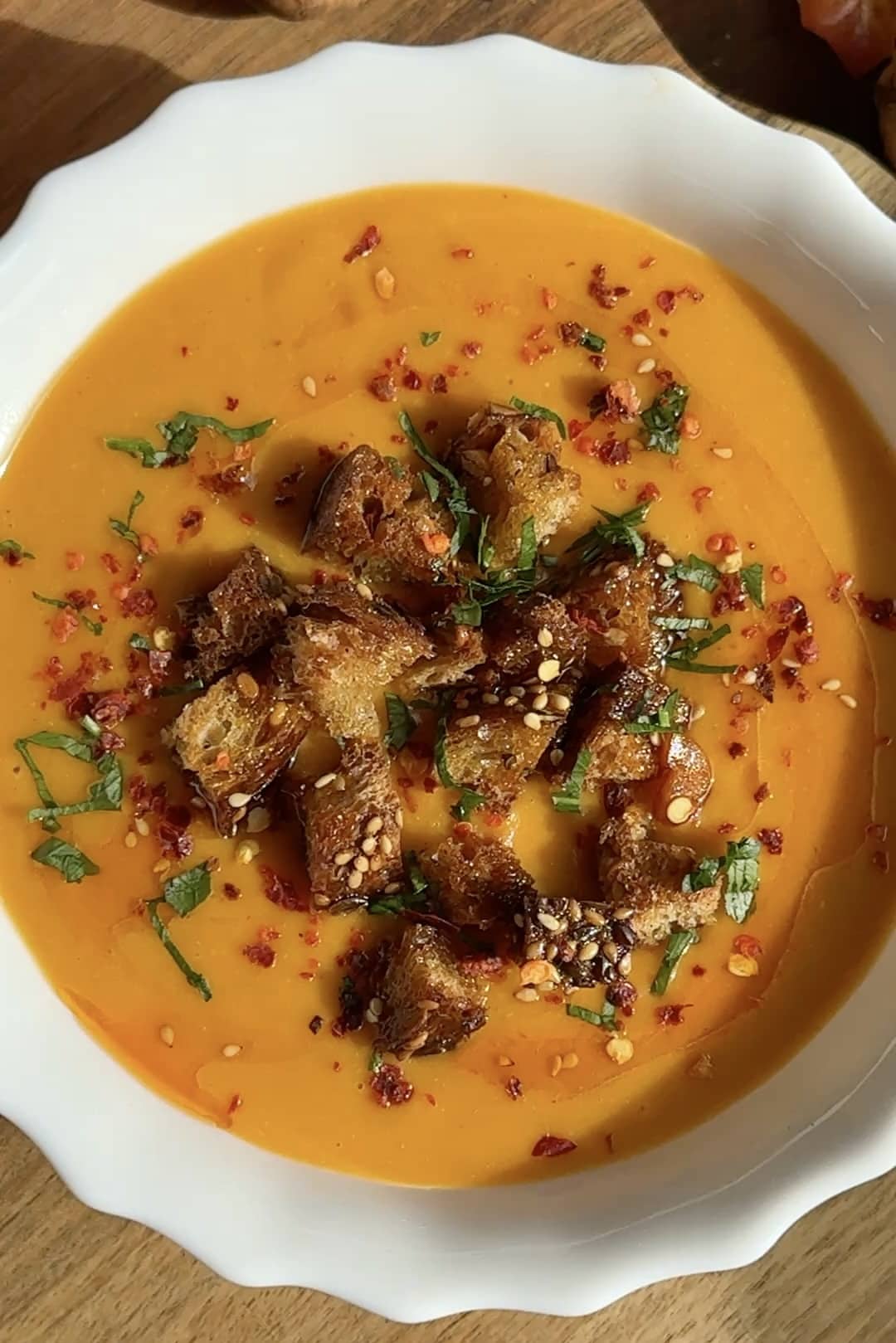 Vegan Creamy Red Lentil Soup