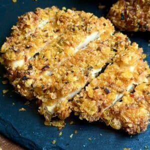 Cornflake Crusted Chicken Schnitzel