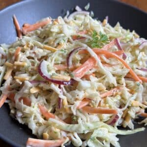 Yogurt Coleslaw (No Mayo)