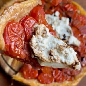 Cherry Tomato Tart with Burrata