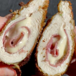 Parmesan Crusted Chicken Cordon Bleu
