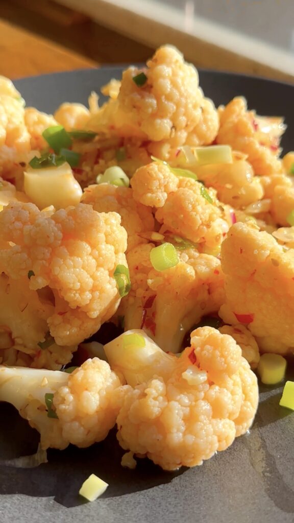 Spicy Asian Cauliflower Salad