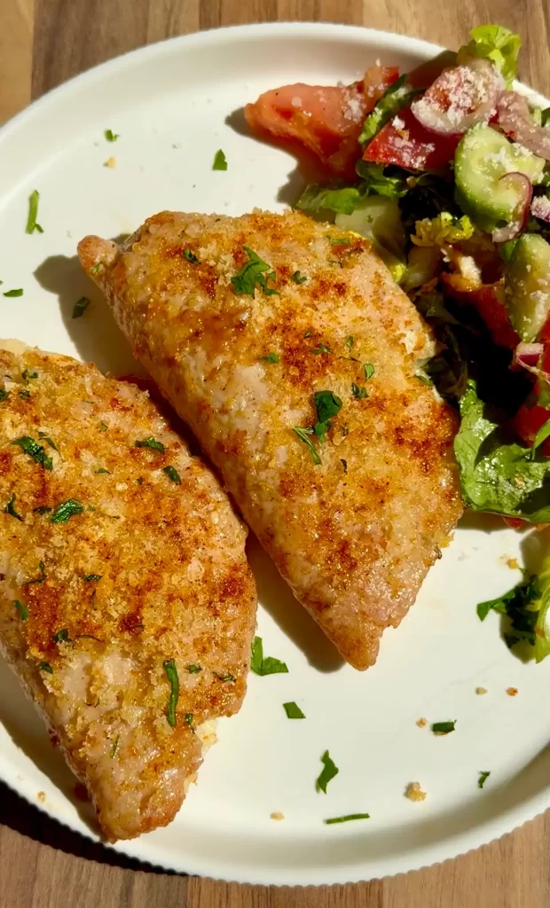 Baked Chicken Stuffed Pockets with Spinach & Cheese